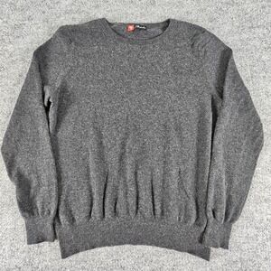 Shephe Sweater Mens 44 Gray 100% Cashmere Crewneck Pullover Soft Warm Knit